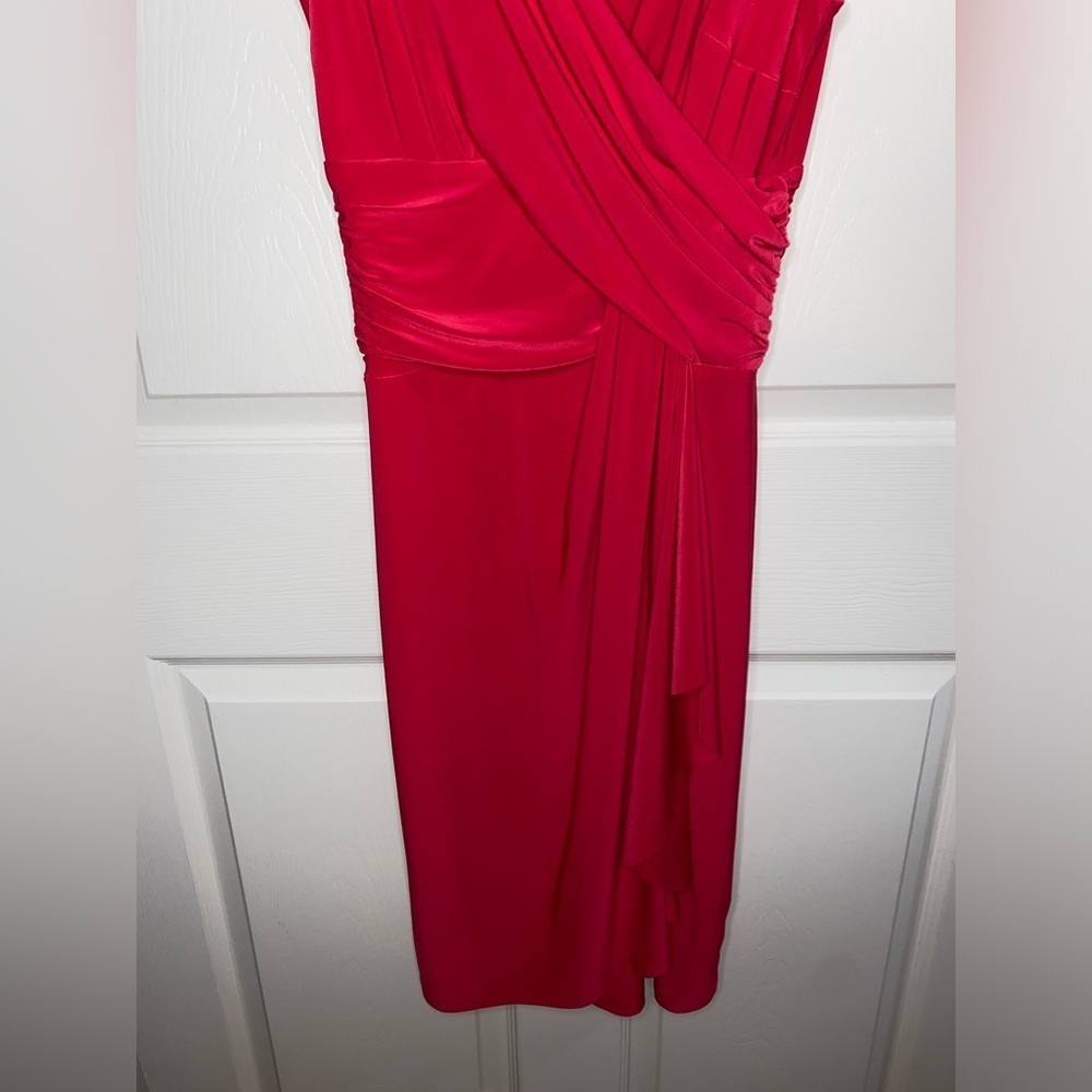 Lauren Ralph Lauren Red Sleeveless Dress | Size 6 | Elegant Formal Classic - Picture 10 of 10